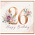 26th Birthday Card, Floral Happy Birthday Card