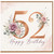 52nd Birthday Card, Happy 52nd Birthday Card, Floral Birthday Card