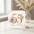 55th Birthday Card, Floral Happy Birthday Card