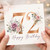 72nd Birthday Card, Floral Happy Birthday Card for Her
