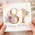 81st Birthday Card, Floral Happy Birthday Card