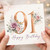 91st Birthday Card, Floral Rose Happy Birthday Card