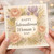 International Women's Day Card - Elegant Floral Border with Peonies & Iris - Happy International Women’s Day Greeting for Her, Friend, Mum or Colleague