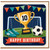10th Birthday Card, Football Trophy Happy Birthday Card