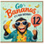 12th Birthday Card, Go Bananas Monkey Birthday Card