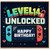 14th Birthday Card, Level 14 Unlocked Happy Birthday Gaming Card