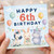 6th Birthday Card, Cute Animal Party Birthday Card