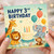 3rd Birthday Card, Cute Safari Animals Happy Birthday Card