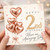 2nd Birthday Card, Happy 21st Birthday Card with Rose Gold Heart Balloons and Amazing Day Message