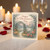St Dwynwen’s Day Card - Happy St Dwynwen’s Day - Romantic Winter Garden with Roses, Wrought-Iron Arch and Lanterns, Chapel Path - Welsh Valentine’s Love Card