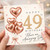 49th Birthday Card, Happy 49th Birthday Have an Amazing Day Card