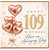 109th Birthday Card, Happy 109th Birthday Card with Rose Gold Heart Balloons, Have an Amazing Day