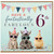 6th Birthday Card, Have a Fantastically Fabulous 6th Birthday Card