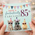 85th Birthday Card, Have a Fantastically Fabulous Birthday Card with Party Animals