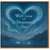 St Dwynwen’s Day Card - With Love Message, Romantic Aurora Heart Night Sky with Swans, Welsh Love Card for Partner, Husband, Wife, Boyfriend or Girlfriend