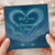 St Dwynwen’s Day Card - With Love Message, Romantic Aurora Heart Night Sky with Swans, Welsh Love Card for Partner, Husband, Wife, Boyfriend or Girlfriend