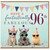 96th Birthday Card, Have a Fantastically Fabulous 96th Birthday Card