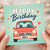 30th Birthday Card, Happy Birthday Card with Red Car and L Plate
