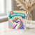 4th Birthday Card, Unicorn Happy Birthday Card