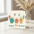 7th Birthday Card, Cute Monsters Happy 7th Birthday Card