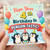 4th Birthday Card, Penguin Birthday Card