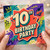 10th Birthday Card, Birthday Party Card for Age 10