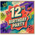 12th Birthday Card, Comic Style Celebration Card
