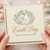 Earth Day Card - Elegant Globe and Leaf Wreath with 'Protect Nurture Cherish' Message - Environmental Appreciation Greeting