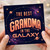 Grandma Birthday Card, The Best Grandma in the Galaxy Space Card