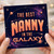Nanny Birthday Card, The Best Nanny in the Galaxy