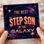 Step Son Birthday Card, The Best in the Galaxy Space Design