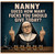 Nanny Birthday Card, Guess How Many Fucks You Should Give Today Humorous Nanny Greeting Card