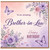 Brother - in - Law Birthday Card, Purple Floral Butterfly Design, Happy Birthday