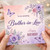 Brother - in - Law Birthday Card, Purple Floral Butterfly Design, Happy Birthday
