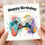 Birthday Card, Happy Birthday to a Wonderful Godson Gaming Card
