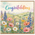 Birthday Card, Floral Meadow Rainbow Lettering Greeting Card