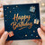 Birthday Card, with Gift and Star Design