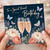 Birthday Card, Elegant Floral Champagne Butterflies Card