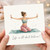 Birthday Card, Life Is All About Balance Funny Inspirational Greeting Card