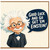 Birthday Card, Einstein Cartoon Encouragement Card