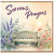 Birthday Card, Sorrows Prayers Floral Bench Thinking of You Card