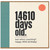 40th Birthday Card, Funny 14610 Days Old Birthday Card