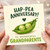 Birthday Card, Hap - Pea Anniversary Cute Pea Pod Design
