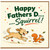 Birthday Card, Happy Fathers Day Squirrel Design Card