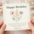 15th Birthday Card, Religious Floral Happy Birthday Card, Romans 15:13 Verse Card