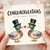 Birthday Card, Wedding Congratulations Card with Ducks