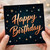 Birthday Card, Happy Birthday Starry Night Design