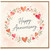 Birthday Card, Watercolour Heart Wreath Greeting Card