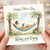 Birthday Card, Relax and Enjoy Hammock Illustration