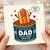Birthday Card, Day Card for Funny Human Bean Hot in Beans